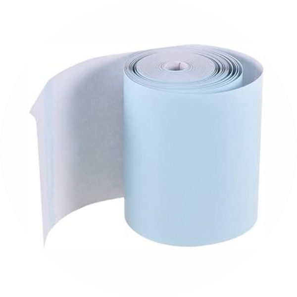 Thermal Paper roll - 79 mm X 40 m  3 inch ( Tint Roll - Cyan /roll) ( contact for orders : +91 98421 27215 )