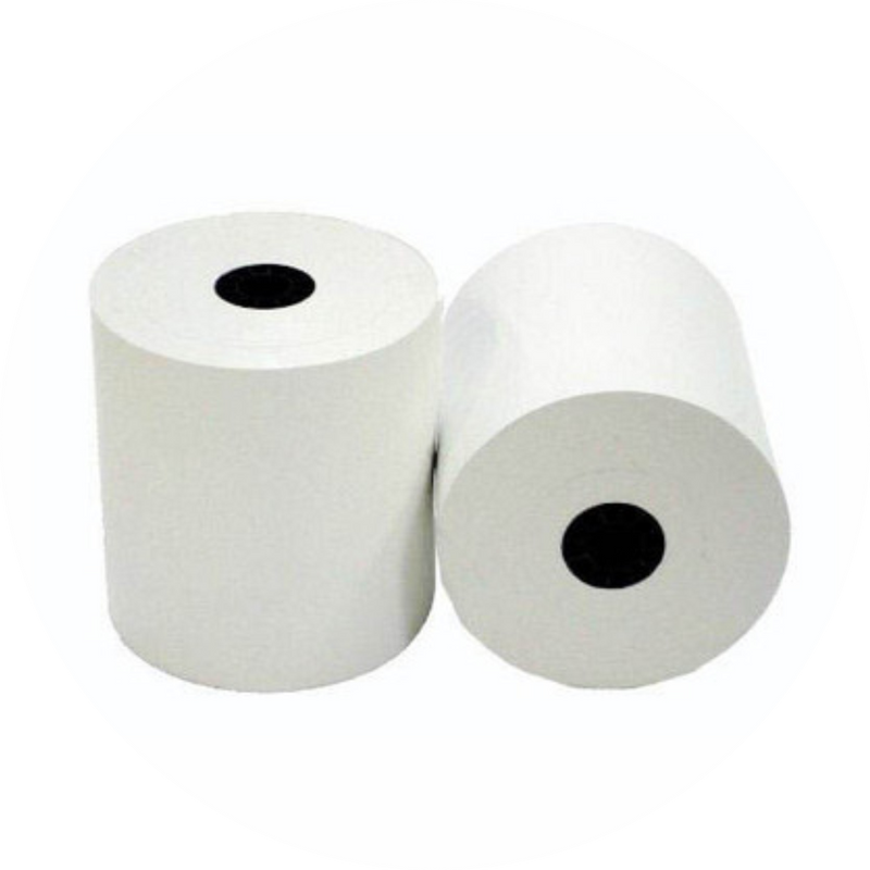 57 mm X 25 m White ( Thermal Roll - Set of 16 Rolls / Pack )