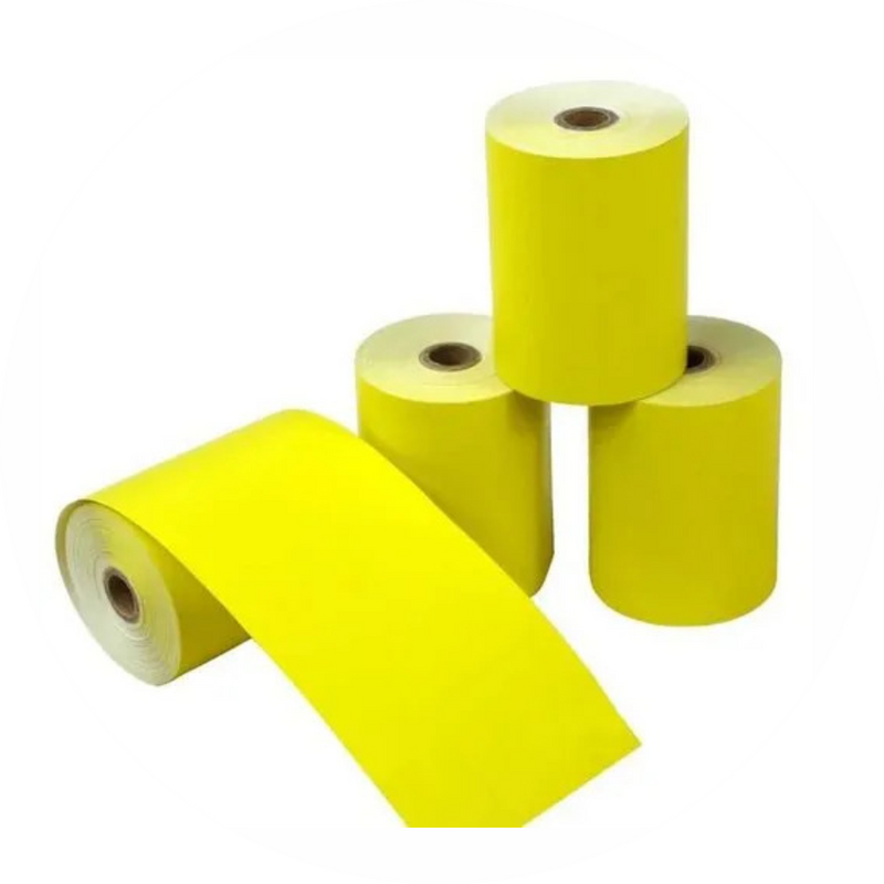 Thermal Paper roll - 79 mm X 40 m  3 inch ( Tint Roll - Yellow/roll ) ( contact for orders : +91 98421 27215 )