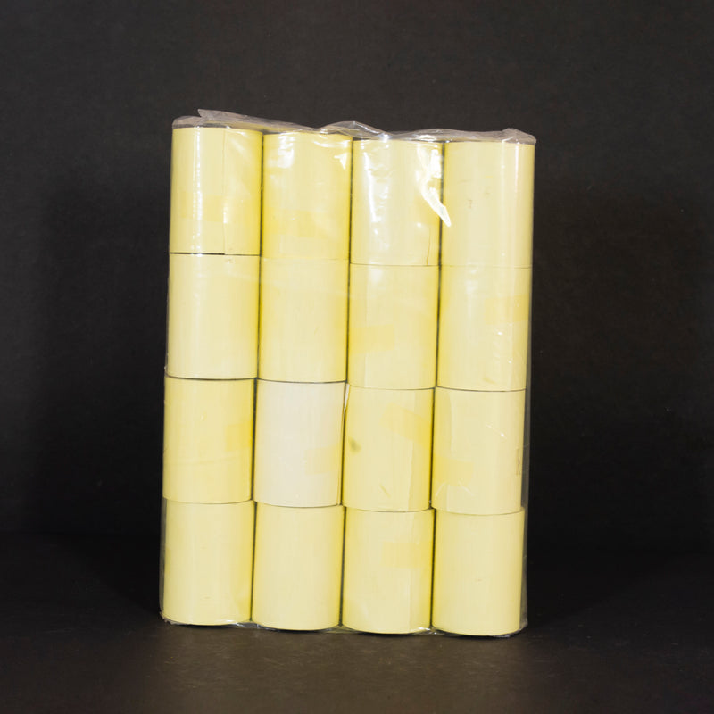 57 mm X 25 meter Yellow 2 inch ( Thermal Roll - Set of 16 Roll / Pack )