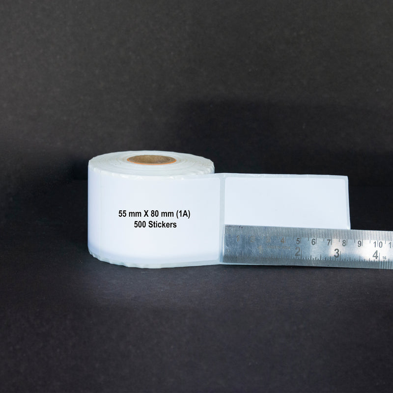 55 mm X 80 mm Barcode Stickers 1 UPS