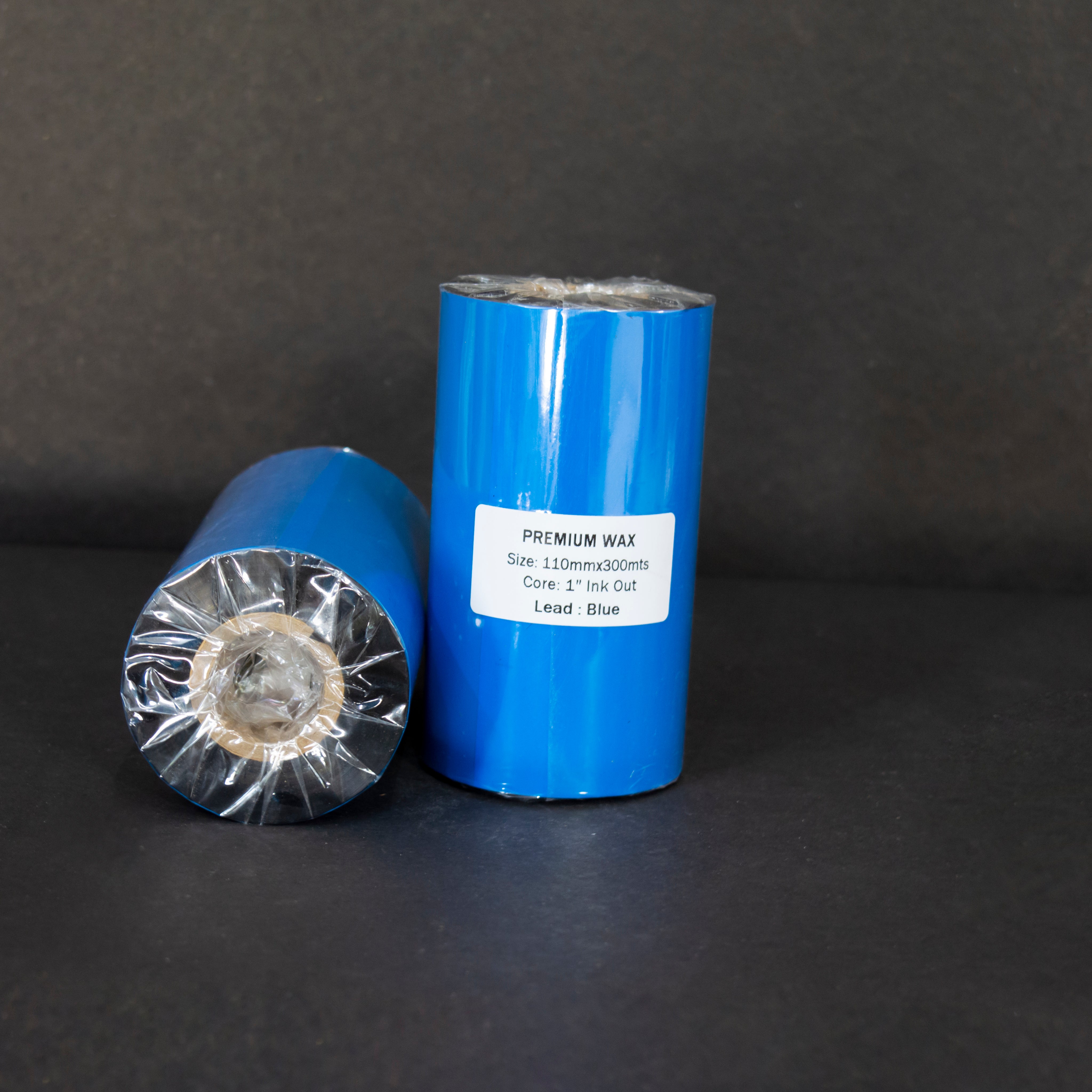 110 mm X 300 m Premium Wax Carbon Ribbon