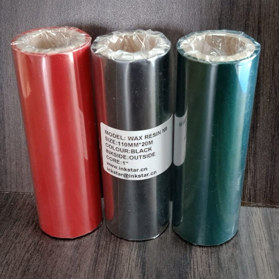110 mm X 300 m Color Wax Resin - per roll